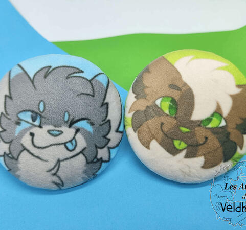 Badge peluches Badge peluches