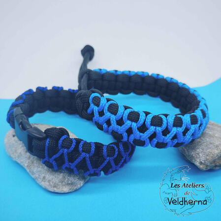 Bracelet Paracorde - Nœuds tissés Bracelet Paracorde - Nœuds tissés